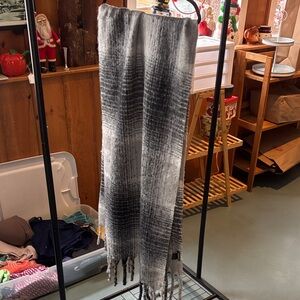 Steve Madden Black and Gray Decorative Scarf